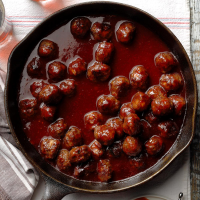 Barbecued Meatballs Recipe: How to Make It image