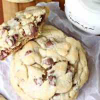 Copycat Crumbl Chocolate Chip Cookies - Let's Dish Recipes image