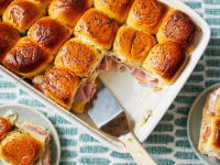 Ham and Cheese Sliders Recipe | MyRecipes image