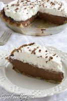 Sugar Free Keto Chocolate Cream Pie (Low Carb, Nut Fre… image