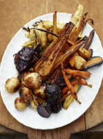 Roast vegetables mega mix | Vegetables recipes | Jamie ... image