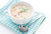 the BEST and easiest New England Clam Chowder recipe image