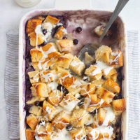 Over-the-Top Blueberry Bread Pudding Recipe: How to Make It image