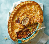 Steak & blue cheese pie recipe | BBC Good Food image