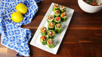 Best Greek Cucumber Cups Recipe - How to Make ... - Delish image