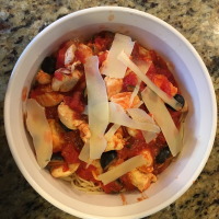 Quick and Easy Chicken and Tomato Pasta Recipe | Allrecip… image