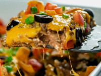 Ground Beef Taco Casserole Recipe | 100K Recipes image