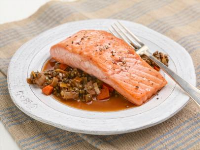 Salmon with Lentils Recipe | Ina Garten | Food Network image