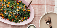 Kale Salad with Butternut Squash, Pomegranate, and Pu… image