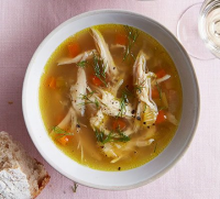 Slow cooker chicken soup recipe - BBC Good Food image