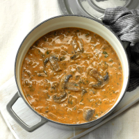 Brie Mushroom Soup Recipe: How to Make It - Taste of Home image