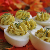 WHAT DO YOU PUT IN DEVILED EGGS RECIPES