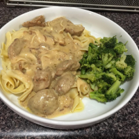 Anna's Amazing Easy Pleasy Meatballs over Buttered Noodl… image