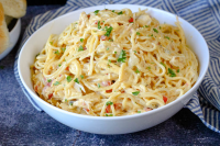 Easy Chicken Spaghetti | Just A Pinch Recipes image