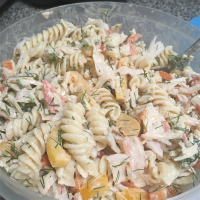 Creamy Crab and Pasta Salad Recipe | Allrecipes image