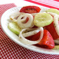 RECIPE FOR CUCUMBER AND TOMATO SALAD RECIPES