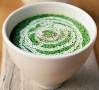 Creamy spinach soup recipe - BBC Good Food image