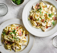 Chicken & bacon pasta recipe - BBC Good Food image