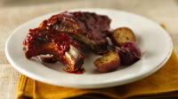 Slow-Cooker Barbecued Baby Back Ribs Recipe - BettyCrock… image