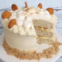 Banana Pudding Cake Recipe - My Cake School image