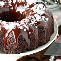 Chocolate Peppermint Bundt Cake - Let's Dish Recipes image