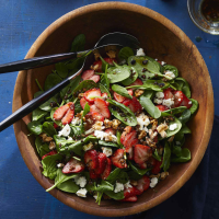 Spinach-Strawberry Salad with Feta & Walnuts Recipe ... image