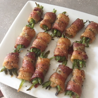 BACON WRAPPED ASPARAGUS WITH BROWN SUGAR RECIPES