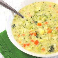 Broccoli, Cauliflower and Cheese Soup - Now Cook This! image