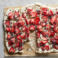 Strawberry-Chocolate Greek Yogurt Bark Recipe | EatingWell image