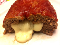 Easy Cheese Stuffed Meatloaf Recipe With Gooey Melted ... image