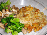 Chicken thighs and stuffing bake - Just A Pinch Recipes image