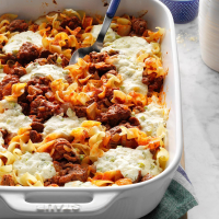 Cheesy Beef Casserole Recipe: How to Make It image