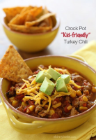 Crock Pot Kid-Friendly Turkey Chili Recipe image