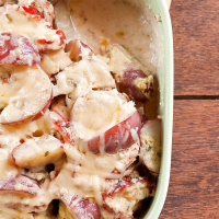 Cheesy Meat and Potato Casserole Recipe - EatingWell image