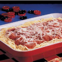 Three-Cheese Spaghetti Bake Recipe: How to Make It image