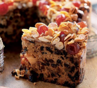 Festive fruit & nut cake recipe - BBC Good Food image