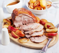 Roast pork & apples recipe - BBC Good Food image