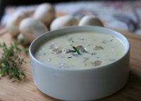 Low-Carb Cream of Mushroom Soup Recipe | Allrecipes image