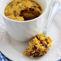 1-Minute Chocolate Chip Cookie In a Mug - The Comfort of ... image