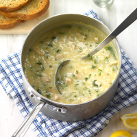Lemony Turkey Rice Soup Recipe: How to Make It image