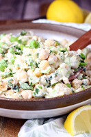 Greek Yogurt Chickpea Salad — Let's Dish Recipes image