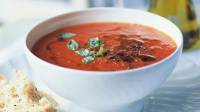 Roasted tomato and red pepper soup recipe Recipe | House ... image