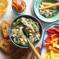 Slow-Cooker Spinach Artichoke Dip Recipe | EatingWell image