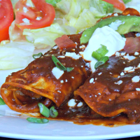 Refried Bean and Cheese Enchiladas Recipe | Allrecipes image