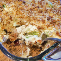 BAKED CHICKEN AND STUFFING CASSEROLE RECIPES