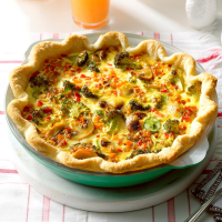 Rainbow Quiche Recipe: How to Make It - Taste of Home image