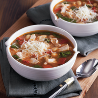 Tuscan Chicken Soup Recipe | MyRecipes image