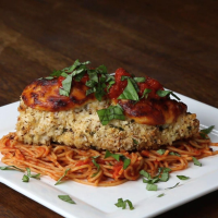 Baked Chicken Parmesan Recipe by Tasty image