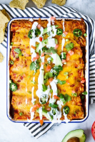 The BEST Chicken Enchiladas Recipe image