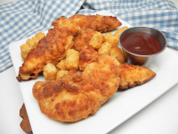 Fried Buttermilk Chicken Strips | Allrecipes image